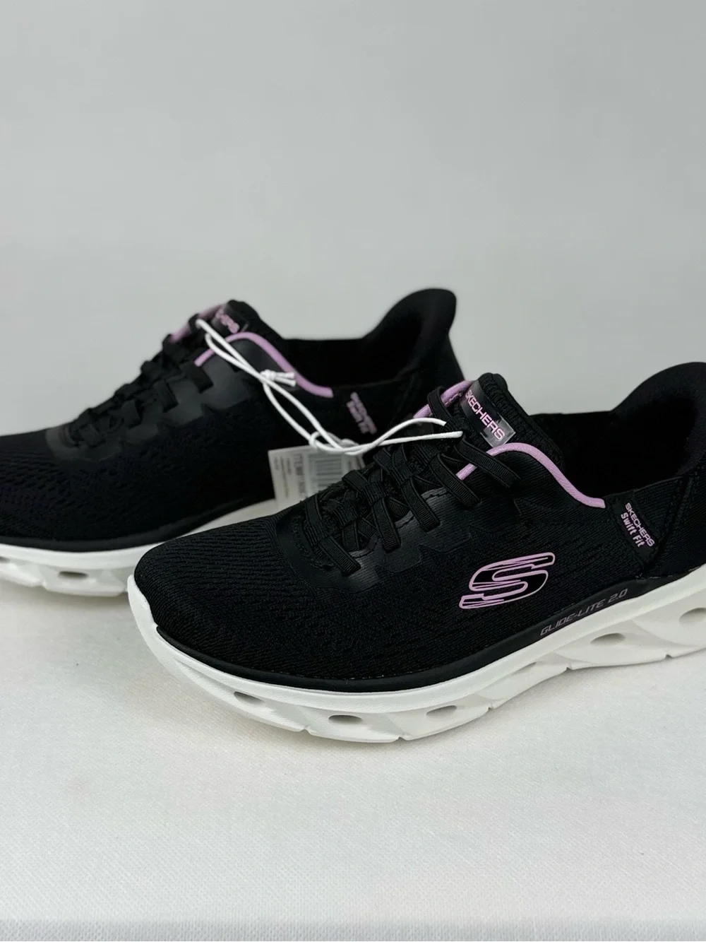 Skechers Hands Free Swift Fit Glide Lite 2.0 Black Women’s 6 Shoes NWB